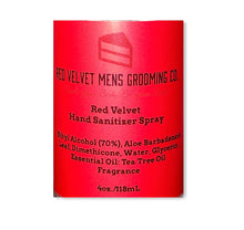 Load image into Gallery viewer, RED VELVET HAND SANITIZER SPRAY - 4oz