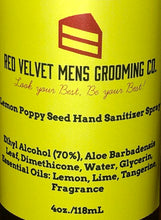 Load image into Gallery viewer, LEMON POPPYSEED HAND SANITIZER - 4oz