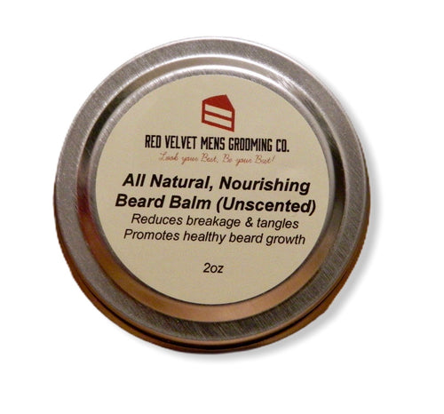 All Natural, Unscented Beard Balm - 2 oz